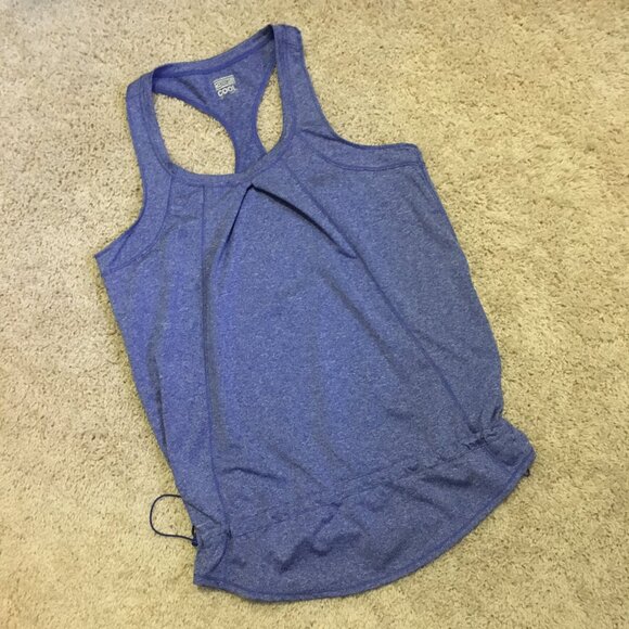 32 Degrees Cool Indigo Blue Weatherproof Racerback Top With Drawstring Waist - Picture 10 of 13